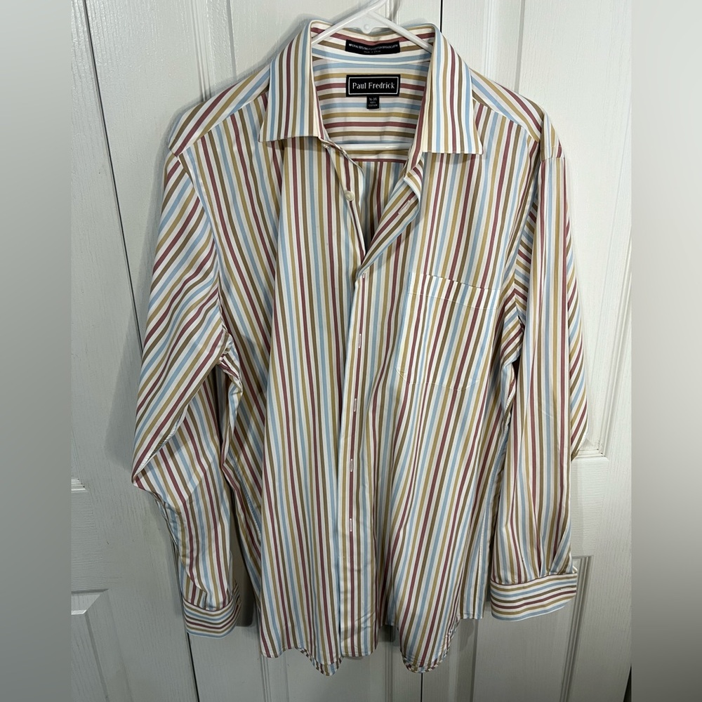 Paul Fredrick Imperial 100s 2 Ply‎ Cotton Broadcloth size 16 - 35
